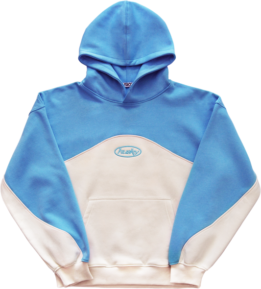 SUDADERA MADE FROM SCRATCH WHITE & BLUE